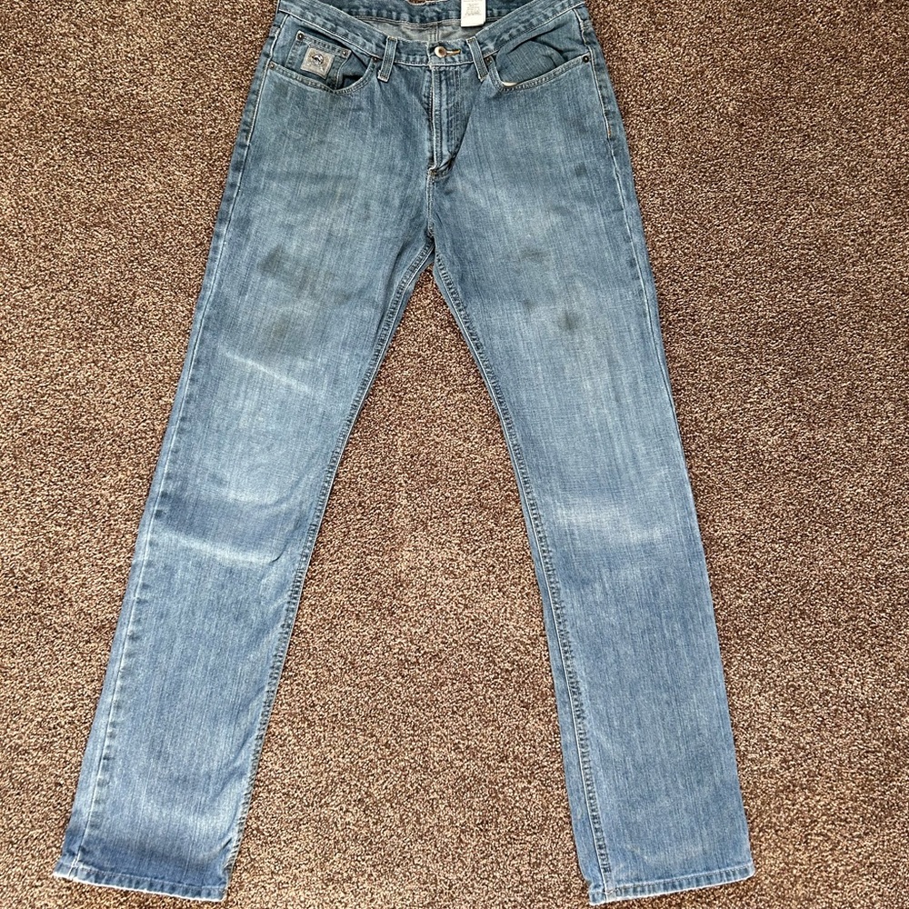 Mens Cinch Silver Labels
